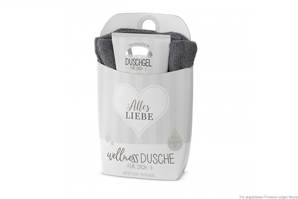 Wellness Dusche "Alles Liebe" - Gipfelgruß